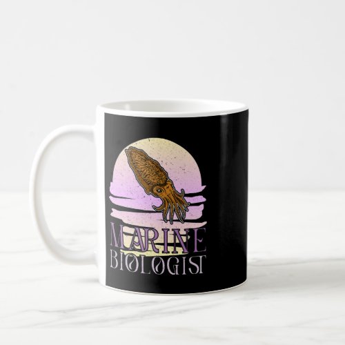 Cuttlefish marine biologist underwater seabed biol coffee mug