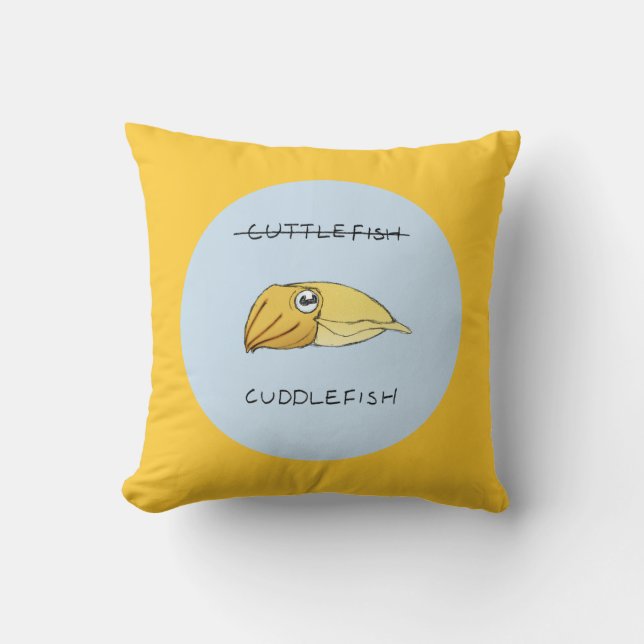 Cuttlefish Pillow (Front)