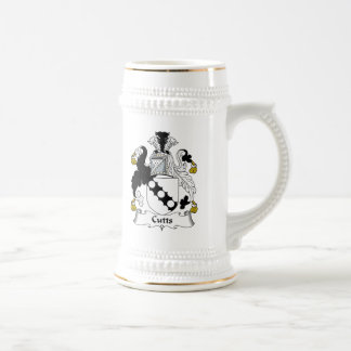 Cutts Family Crest Beer Stein