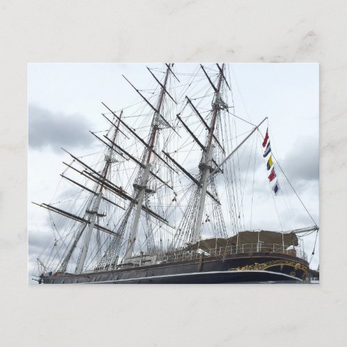 Cutty Sark Clipper ship Postcard