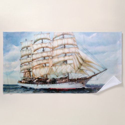 Cutty SarkCutty Sark Tall Ships Race Beach Towel