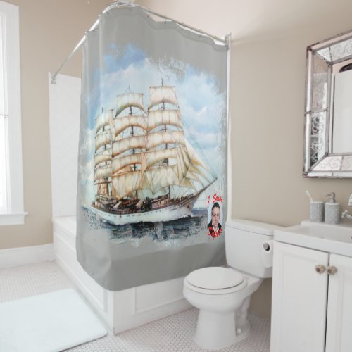 Cutty SarkCutty Sark Tall Ships Race Shower Curtain