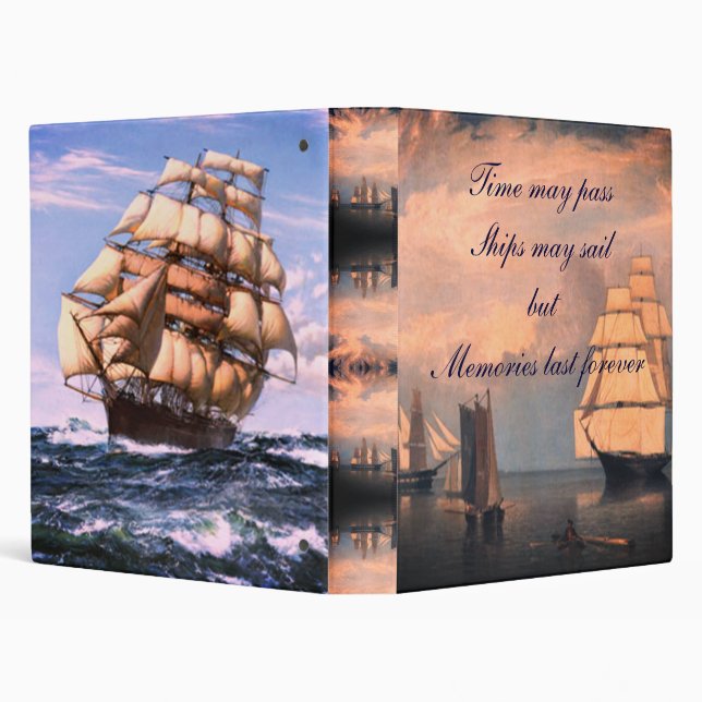 Cutty Sark sailing ship album 3 Ring Binder (Background)