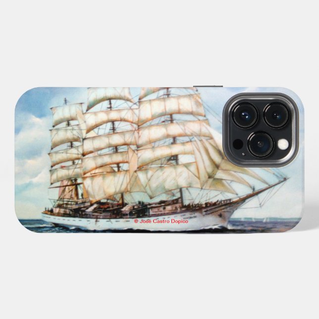 Cutty Shark Regatta Iphone Case (Back Horizontal)