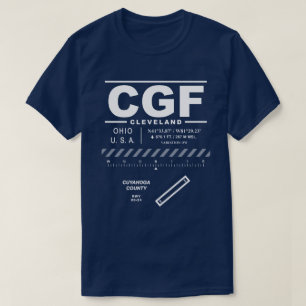 Cuyahoga County Airport CGF T-Shirt