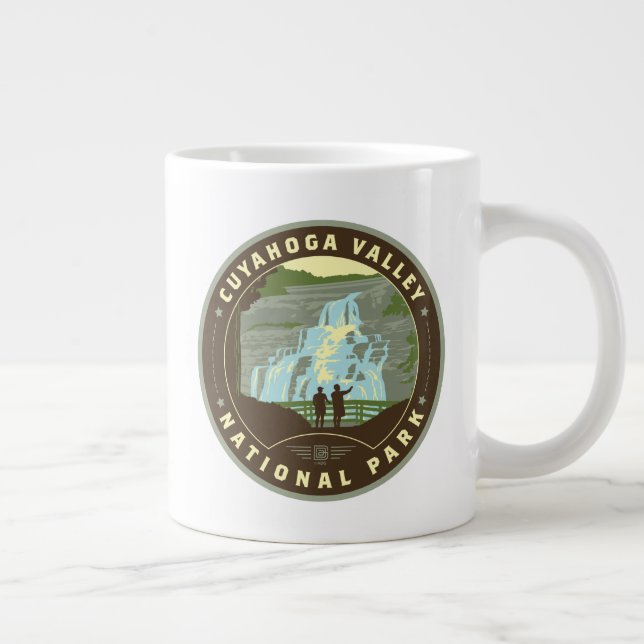 Cuyahoga National Park Giant Coffee Mug (Right)