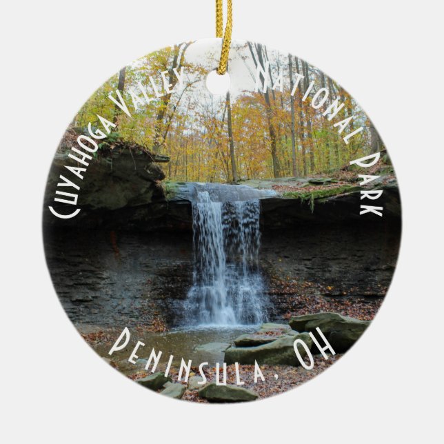 Cuyahoga Valley National Park Ceramic Ornament (Front)