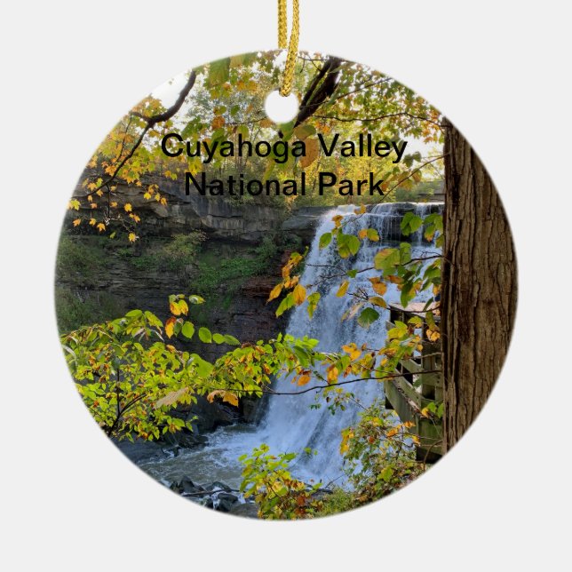 Cuyahoga Valley National Park Ceramic Ornament (Front)