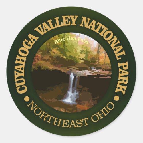 Cuyahoga Valley National Park Classic Round Sticker