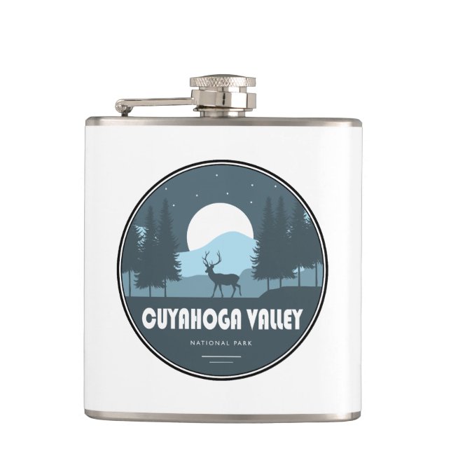 Cuyahoga Valley National Park Deer Flask (Front)
