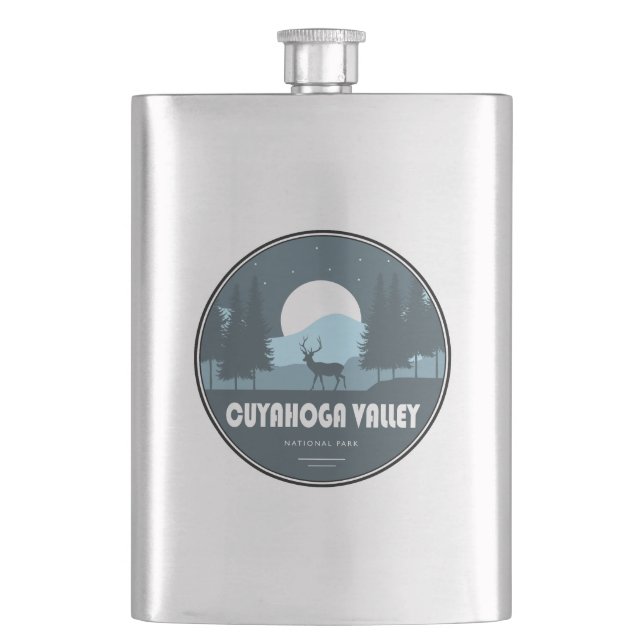 Cuyahoga Valley National Park Deer Flask (Front)