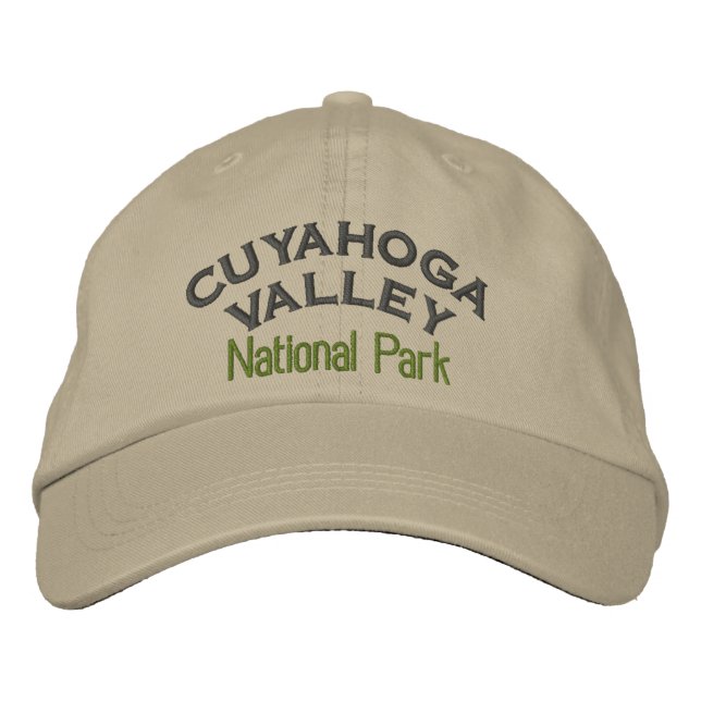 Cuyahoga Valley National Park Embroidered Baseball Cap (Front)