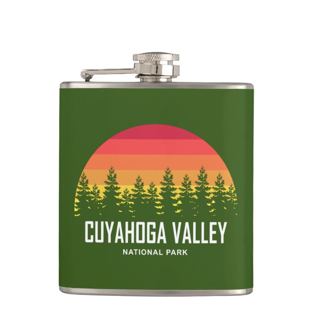 Cuyahoga Valley National Park Flask (Front)