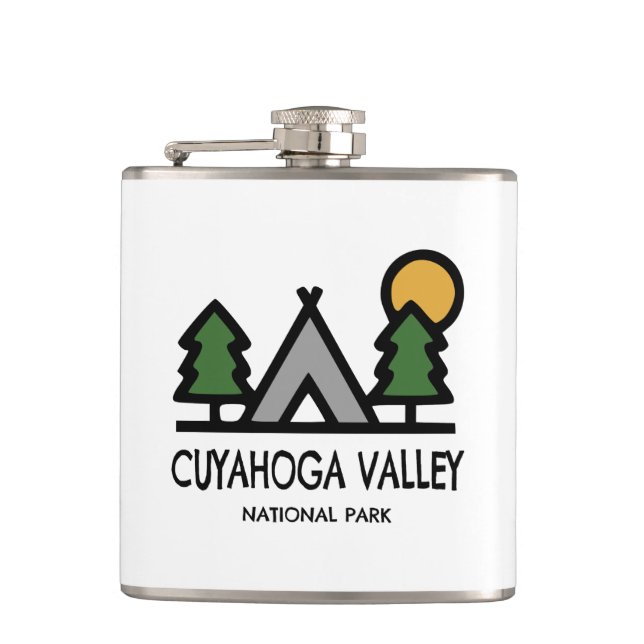 Cuyahoga Valley National Park Flask (Front)