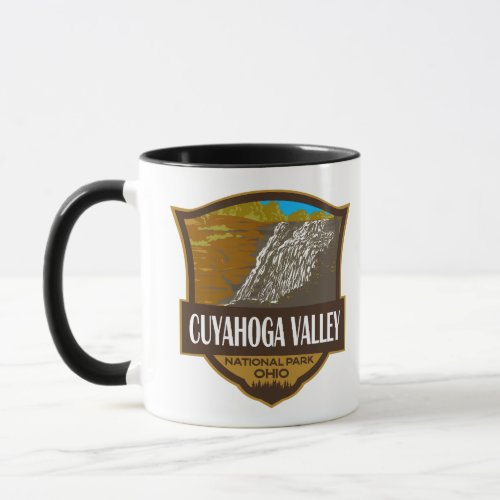 Cuyahoga Valley National Park Illustration Travel Mug