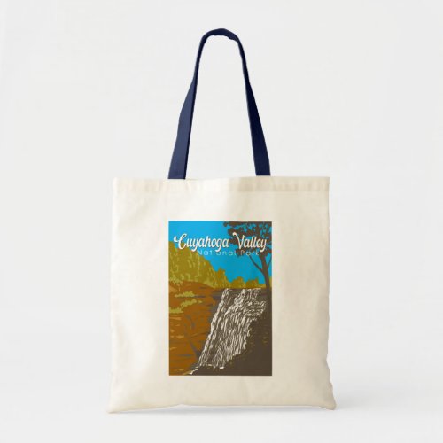 Cuyahoga Valley National Park Illustration Travel Tote Bag