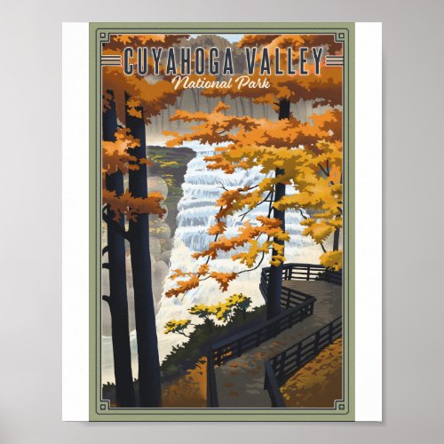 Cuyahoga Valley National Park Litho Artwork Poster