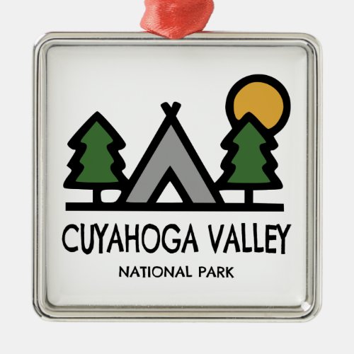 Cuyahoga Valley National Park Metal Ornament