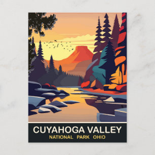 Cuyahoga Valley, National Park, OH, Travel Postcard