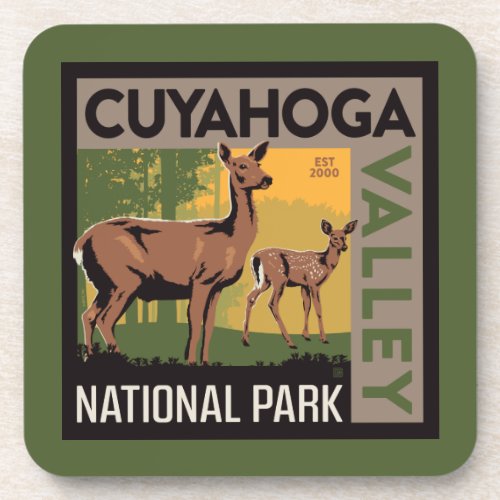 Cuyahoga Valley National Park  Ohio Beverage Coaster