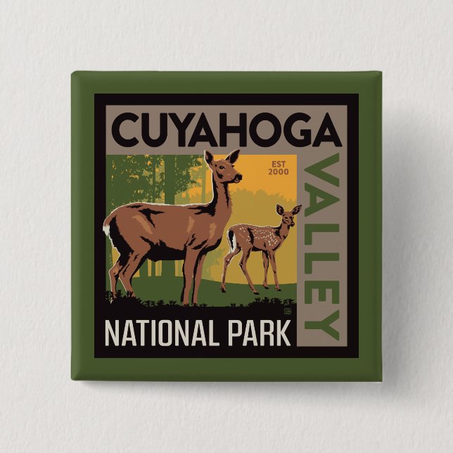 Cuyahoga Valley National Park | Ohio Button (Front)