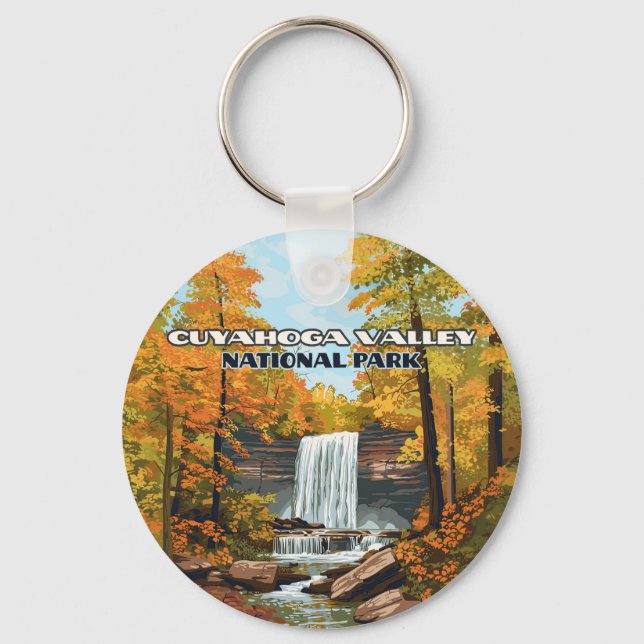 Cuyahoga Valley National Park Ohio Cleveland Keychain (Front)