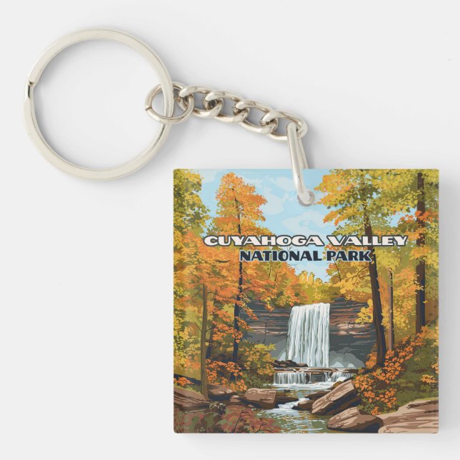 Cuyahoga Valley National Park Ohio Cleveland Keychain (Front)