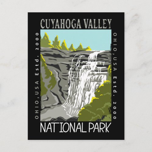  Cuyahoga Valley National Park Ohio Distressed Postcard