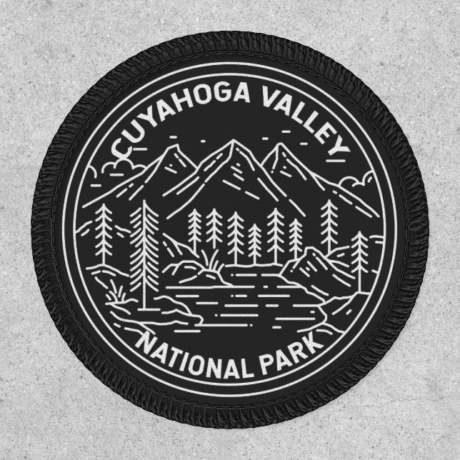 Cuyahoga Valley National Park Ohio Monoline  Patch (Front)