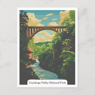 Cuyahoga Valley National Park Ohio USA Postcard
