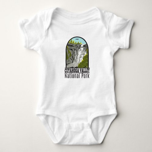 Cuyahoga Valley National Park Ohio Vintage Baby Bodysuit