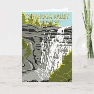 Cuyahoga Valley National Park Ohio Vintage Card
