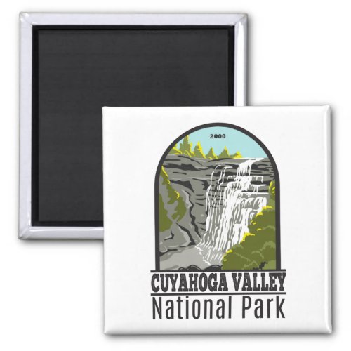 Cuyahoga Valley National Park Ohio Vintage Magnet