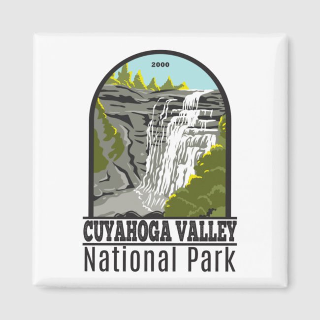 Cuyahoga Valley National Park Ohio Vintage Magnet