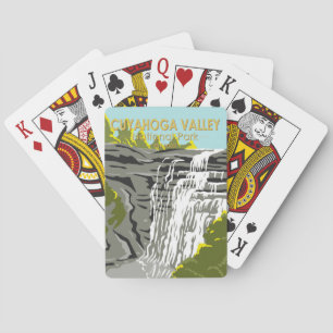Cuyahoga Valley National Park Ohio Vintage Poker Cards