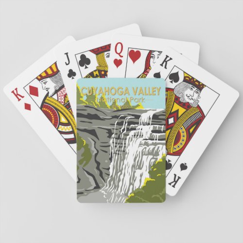  Cuyahoga Valley National Park Ohio Vintage  Poker Cards