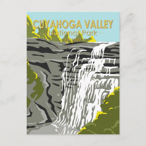  Cuyahoga Valley National Park Ohio Vintage Postcard