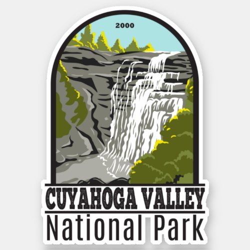 Cuyahoga Valley National Park Ohio Vintage Sticker