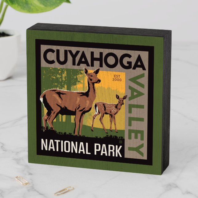 Cuyahoga Valley National Park | Ohio Wooden Box Sign (In Situ Horizontal)
