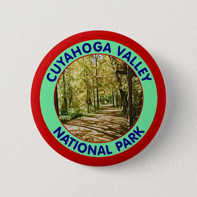 CUYAHOGA VALLEY NATIONAL PARK PINBACK BUTTON (Front)