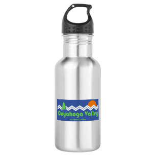 Cuyahoga Valley National Park Retro Stainless Steel Water Bottle