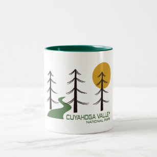 Cuyahoga Valley National Park Trail Two-Tone Coffee Mug