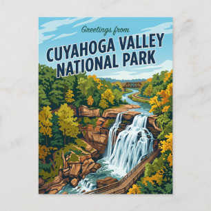 Cuyahoga Valley National Park USA Postcard