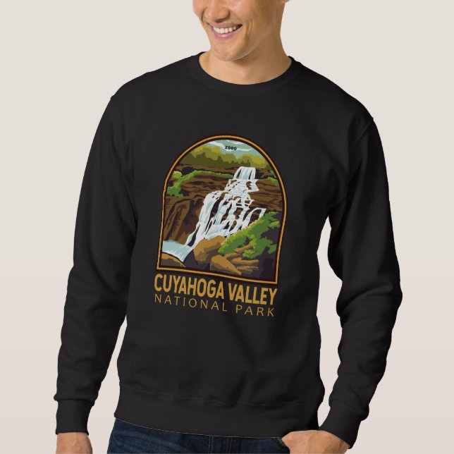 Cuyahoga Valley National Park Vintage Emblem Sweatshirt (Front)