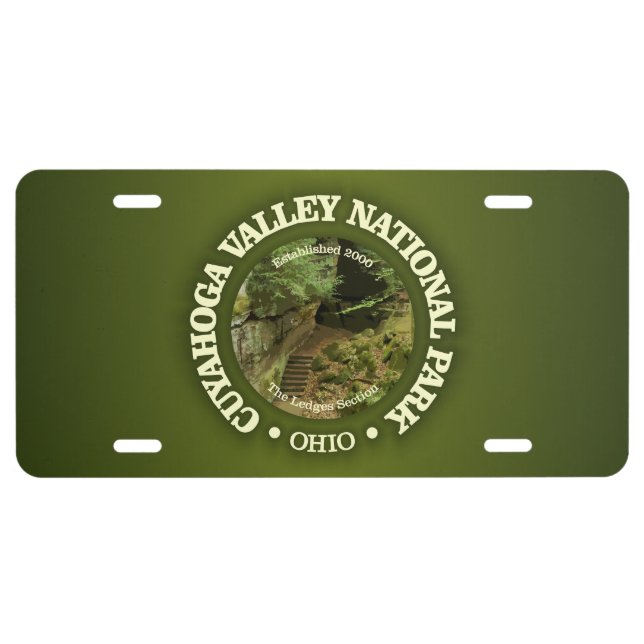 Cuyahoga Valley NP2 License Plate (Front)