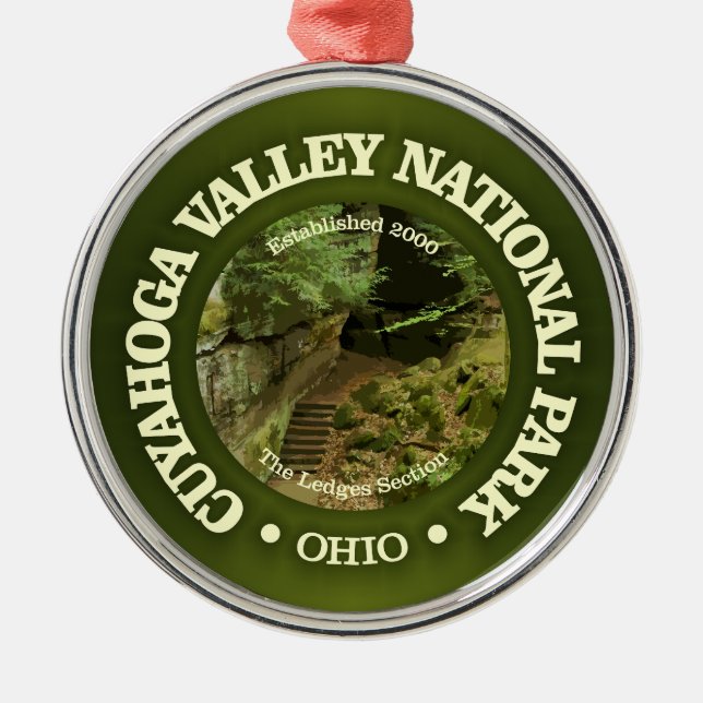 Cuyahoga Valley NP2 Metal Ornament (Front)