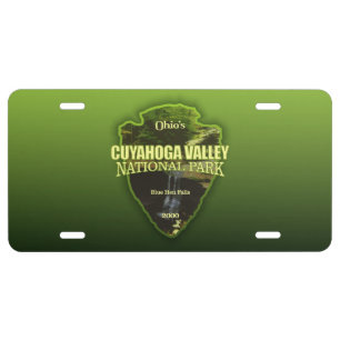 Cuyahoga Valley NP (arrowhead) License Plate