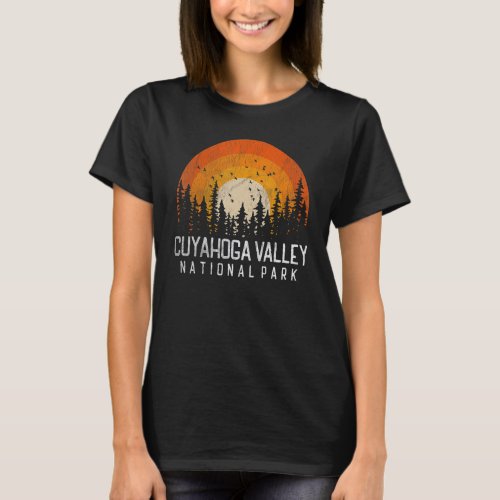 Cuyahoga Valley US National Park Ohio Vintage Retr T_Shirt