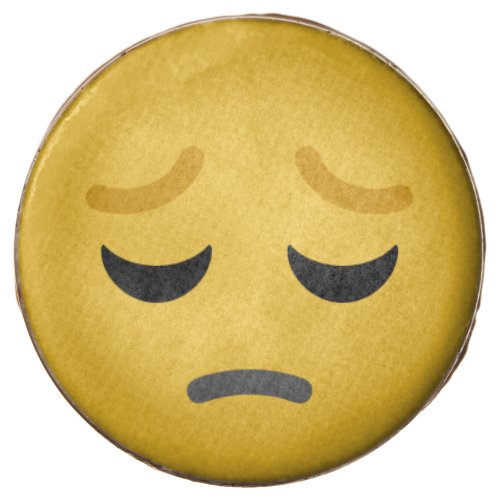 Cuye Yellow Sad Face Emoji Edible  Chocolate Covered Oreo