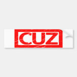 Cuz Stamp Bumper Sticker